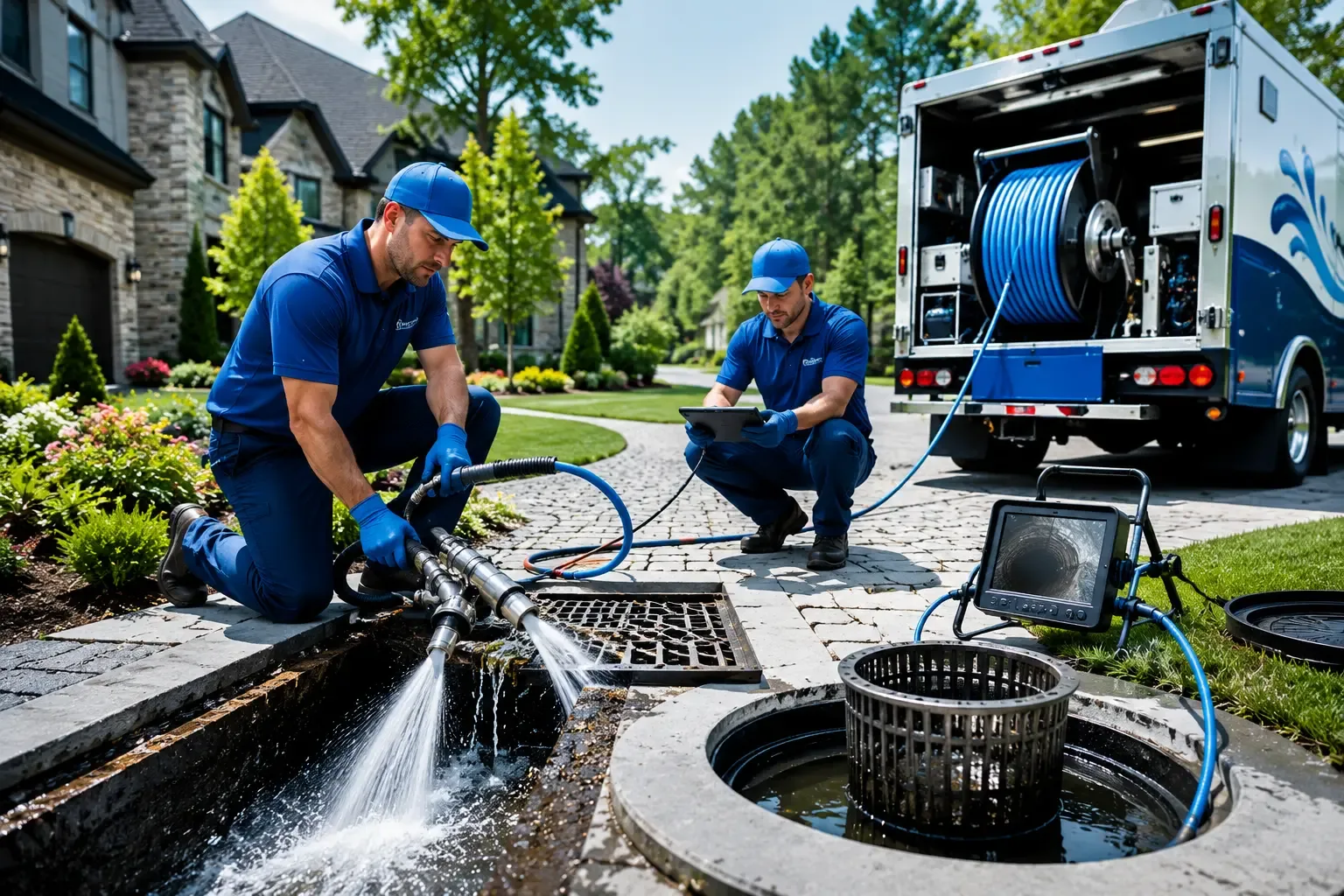 Local outdoor drain cleaning professionals in Calhoun City, MS